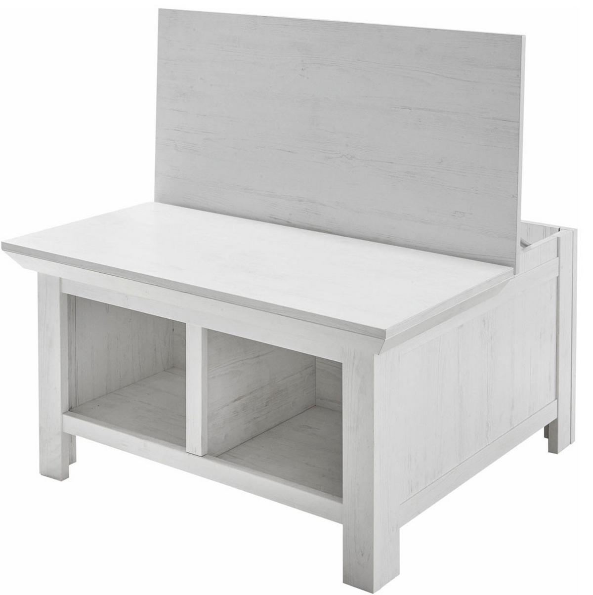 COUCHTISCH Westerland pinie weiß 93 / 93 / 50cm - Pinienfarben, Holz/Holzwerkstoff (93/93/50cm) - Feldmann-Wohnen