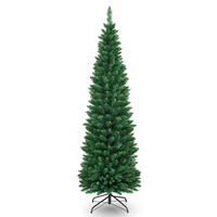 WEIHNACHTSBAUM Grün - Grün, Kunststoff (180cm) - COSTWAY