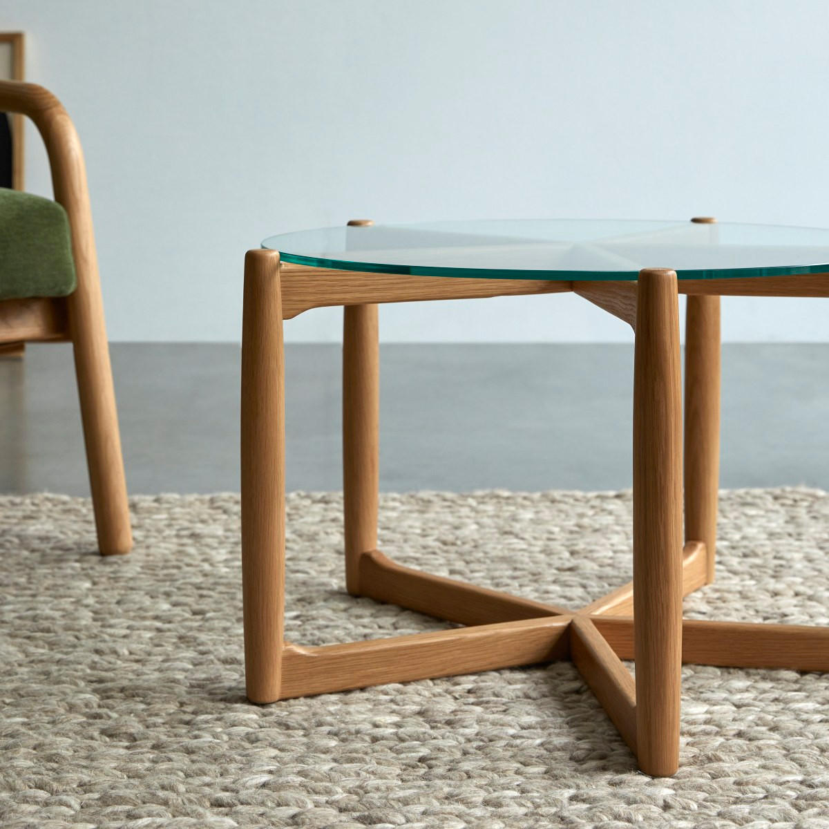 COUCHTISCH Nori Natur aus Eiche - Naturfarben, Holz (65/65/40cm) - Tikamoon