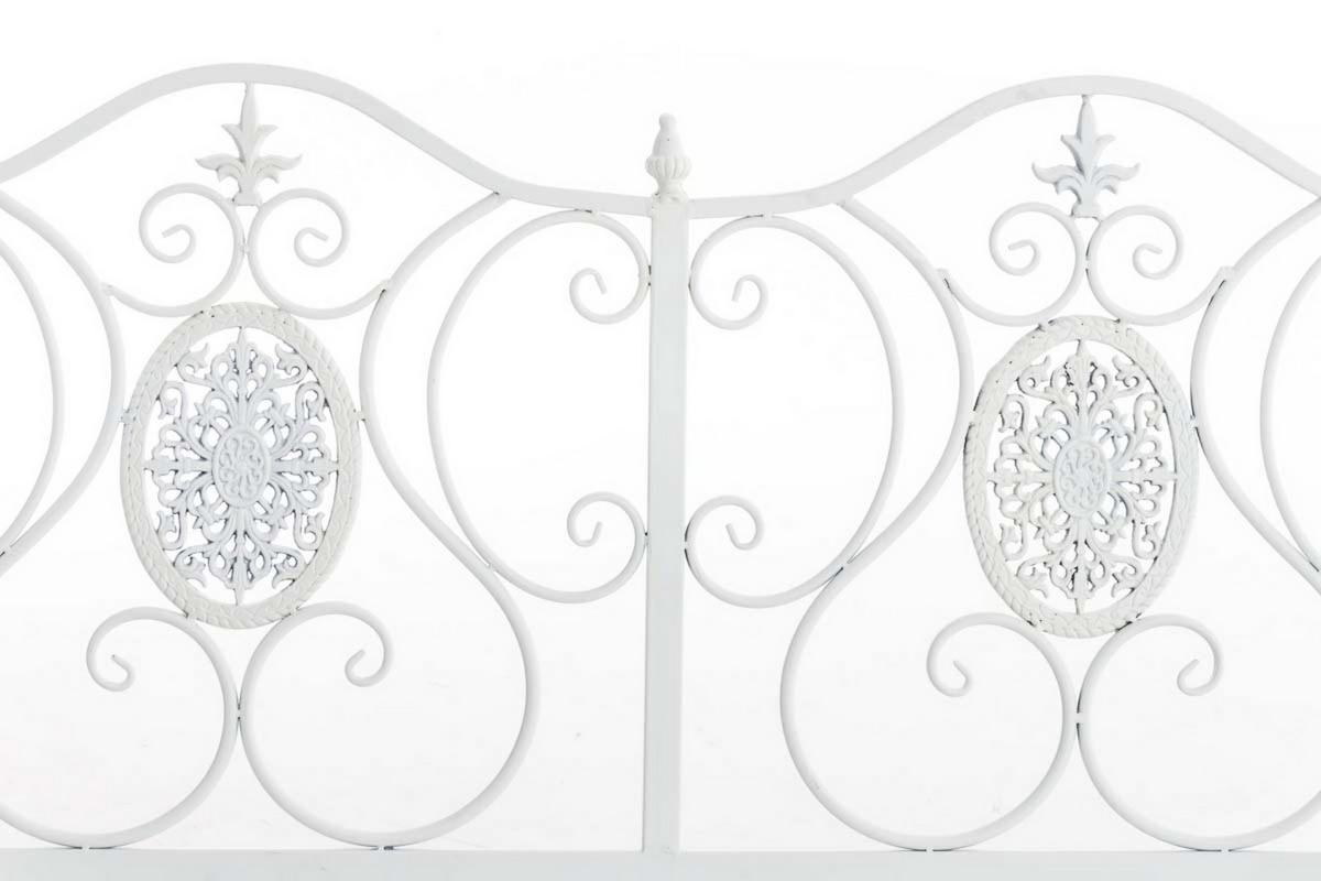 BANK Puncho weiß - Weiß, Metall (116/53/94cm) - TPFGarden