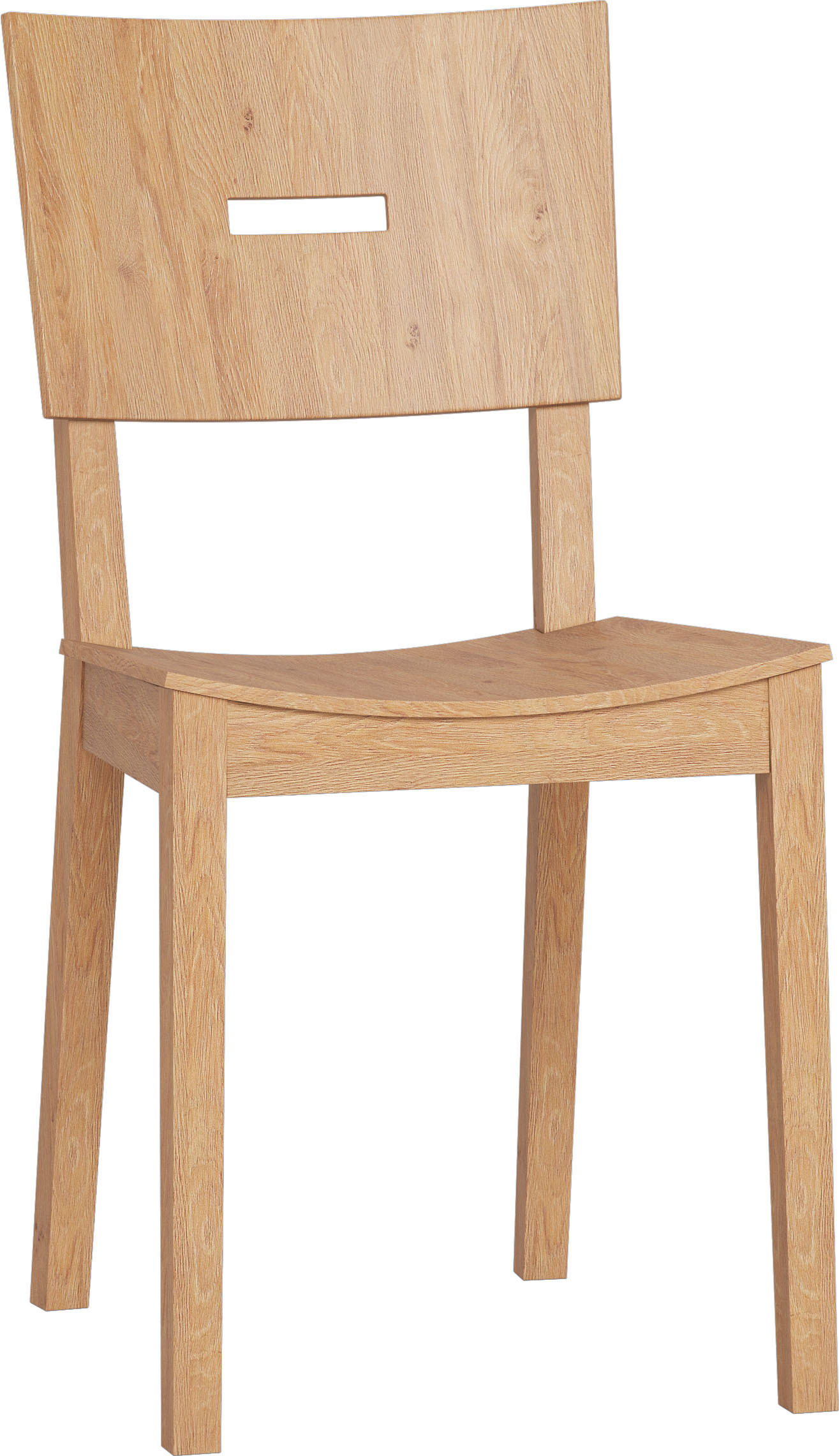 Vox Möbel Stuhl Eiche 43x86x50 cm