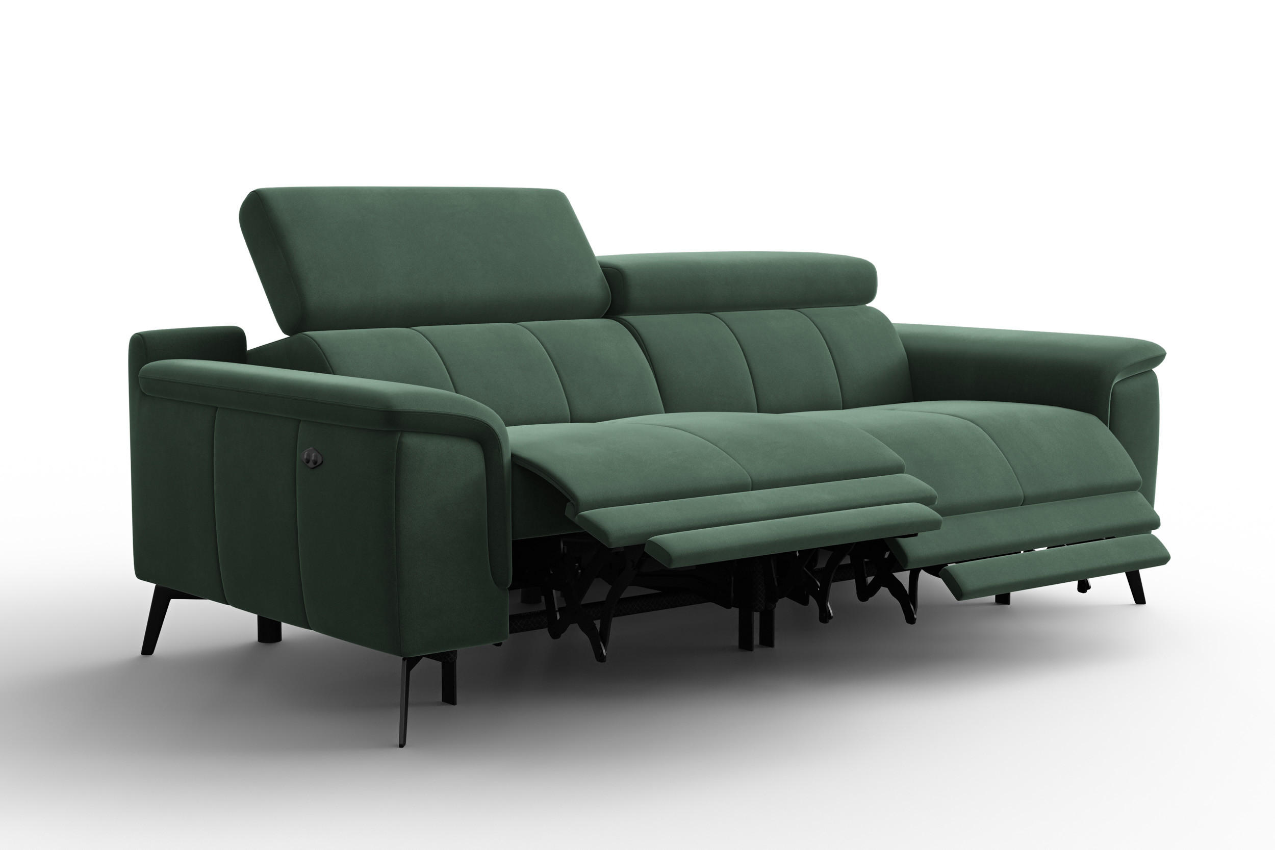 Courtois Laville Sofa Grün 212x82x103 cm