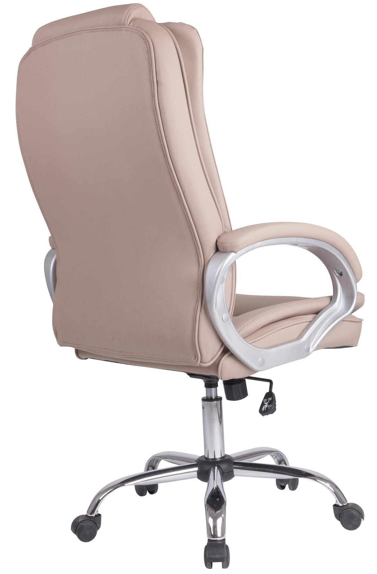 DREHSTUHL Karen Taupe - Taupe, Fell (68/110/72cm) - VS Venta-stock