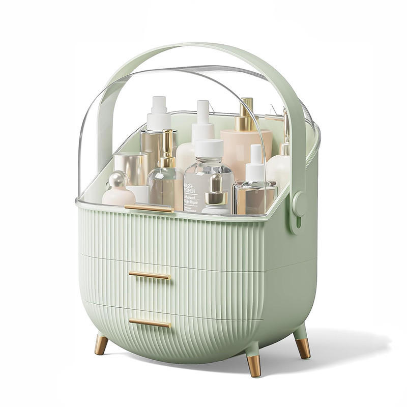 KOSMETIKORGANIZER Carpenter Ⅲ 26/16/38 cm - Hellgrün, Kunststoff (16/38/26cm) - Nettlife