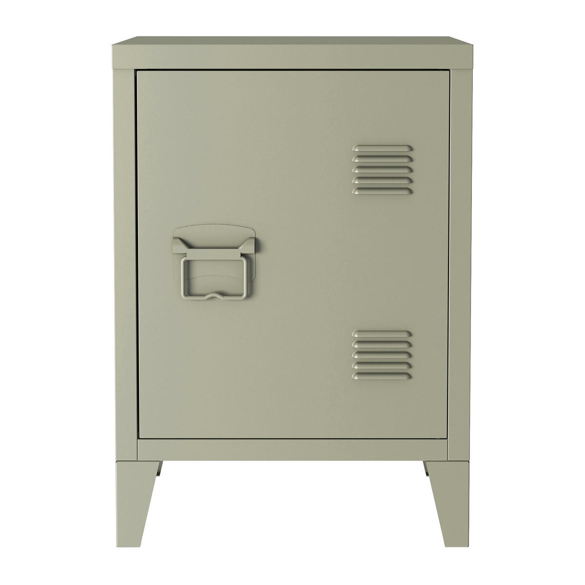 NACHTSCHRANK Inari - Braun, Metall (40/57/30cm) - [en.casa]