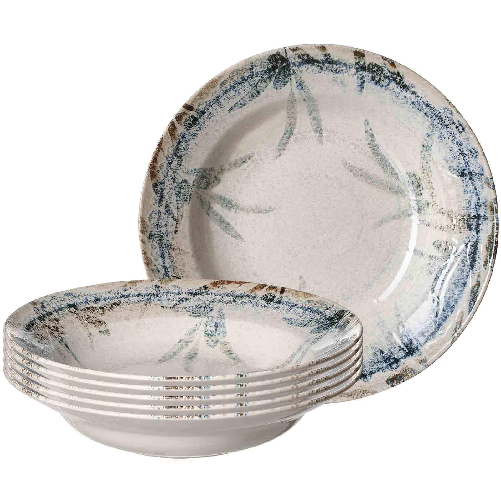 PASTATELLER Todi blau ø 29 cm 6er Set - Blau, Keramik (29cm) - Ritzenhoff Breker