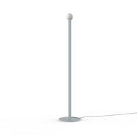 STEHLEUCHTE - Grau, Metall (40/40/165cm) - Lumicom