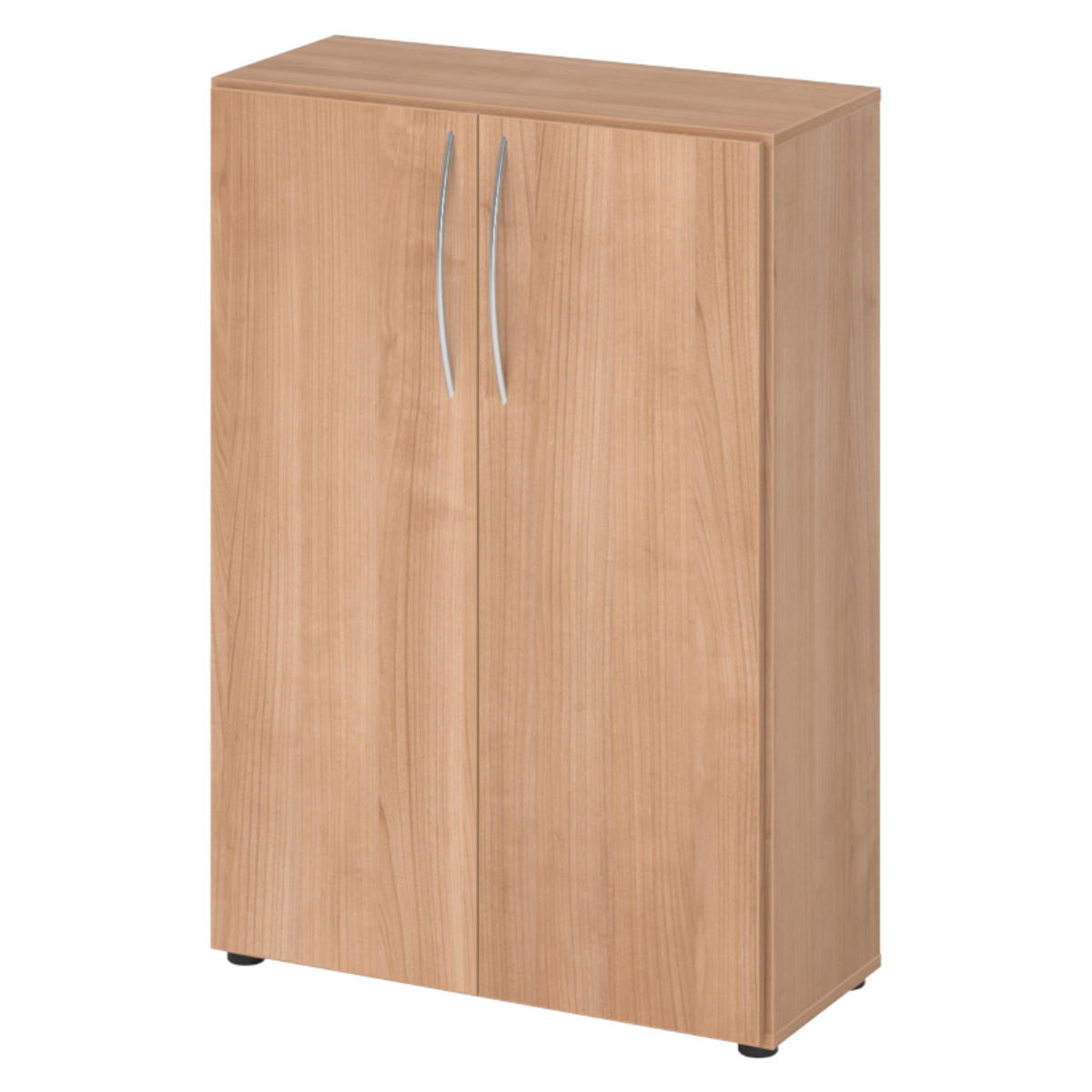 AKTENSCHRANK - 3 Ordnerhöhen 35/80/114,4 cm in Nussbaumfarben - Nussbaumfarben, Holzwerkstoff (80/114.4/35cm) - bümö