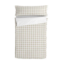 NORDIC-SACK vichy 90x200 cm ohne füllung beige - Beige, Textil (90/200cm) - Happy Friday