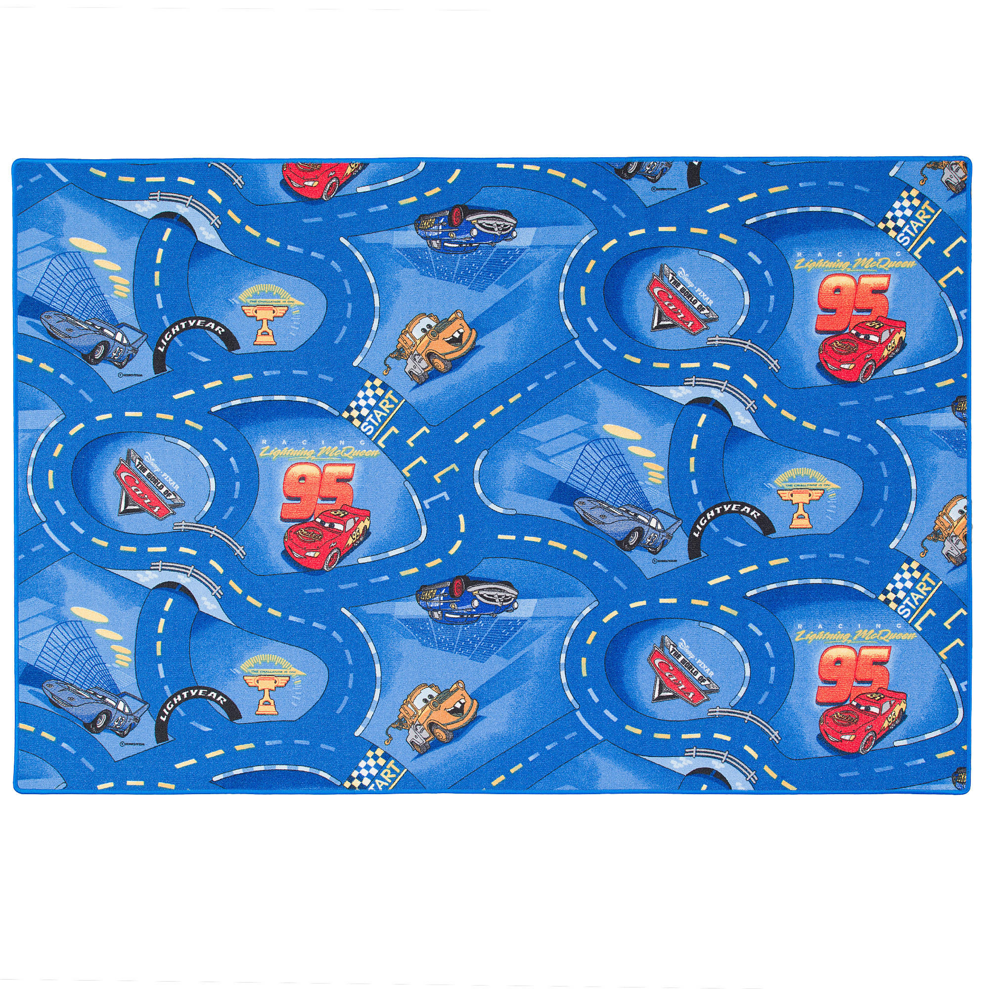 KINDER UND SPIELTEPPICH DISNEY CARS - Blau, Textil (80/160cm) - Snapstyle