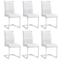 SCHWINGSTUHL DE-35903 6er-Set mit Querstreifen-Rückenlehne Weiß - Weiß, Metall (48/95/42cm) - ComfortXL