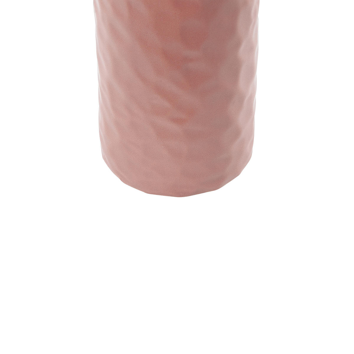 BLUMENVASE Porzellan rosa Drama - Rosa, Keramik (24cm) - Beliani