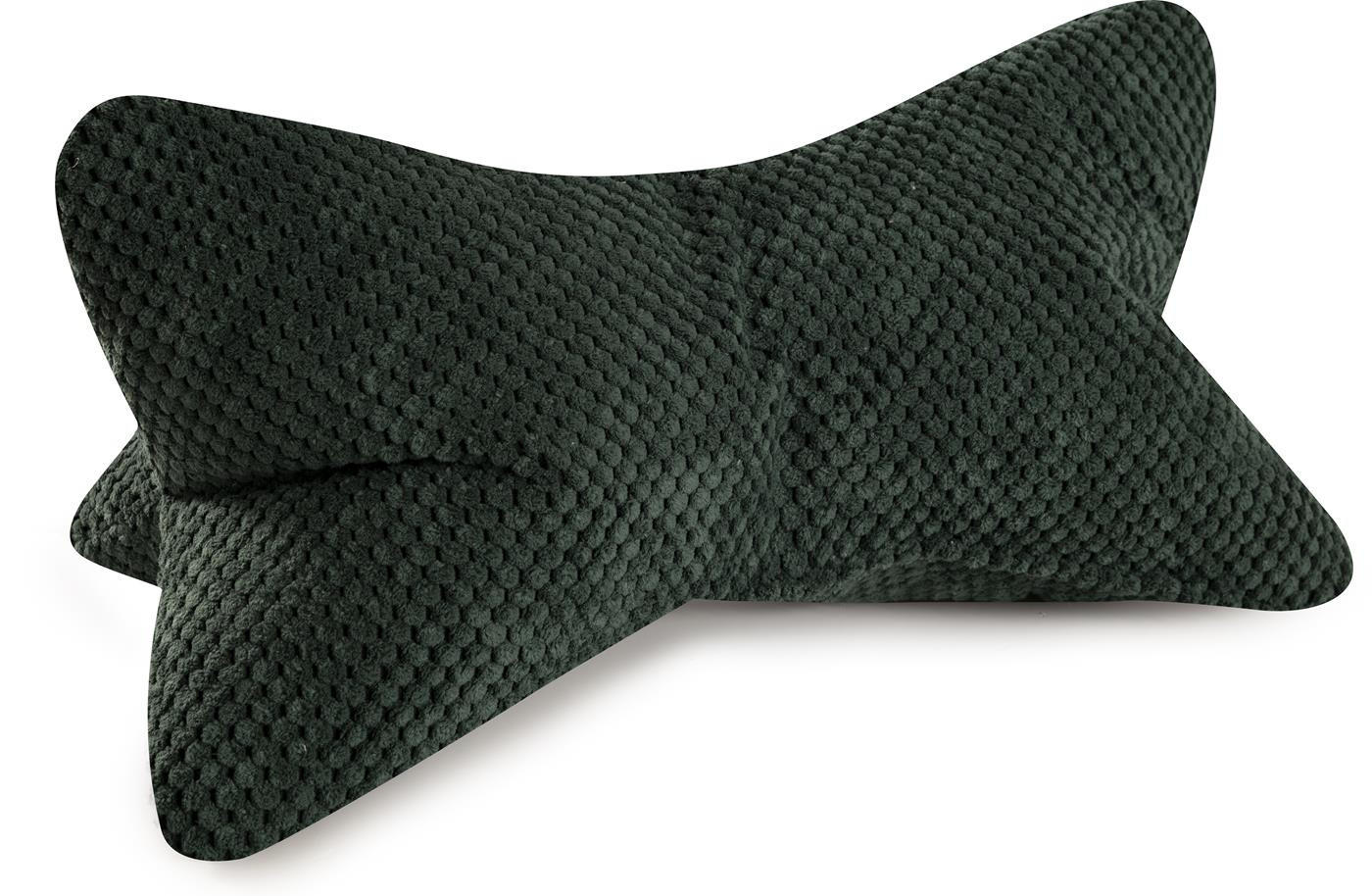 KISSEN Leseknochen Comodo grün - Grün, Textil (22/42cm) - Magma Heimtexx