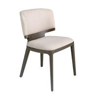 STUHL Stuhl aus hellgrauem Stoff 53/55/78 cm - Hellgrau, Textil (53/78/55cm) - ANGEL CERDA