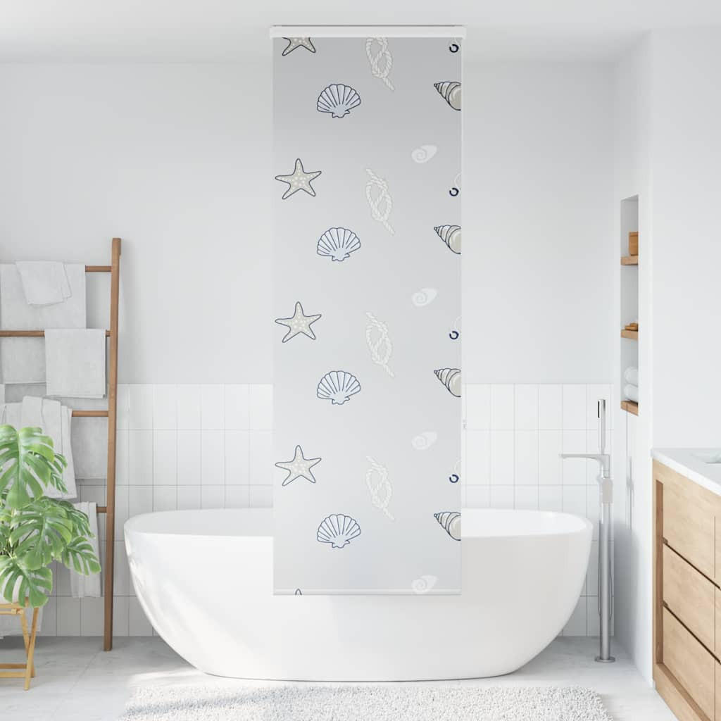 DUSCHVORHANG für Dusche Stoff Breite 66 cm - Weiß, Kunststoff (70/240cm) - MCBOSON