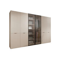 DREHTÜRENSCHRANK - Schrank Minewra 200 - Beige - Beige, Holzwerkstoff (300/200/51cm) - Möblo