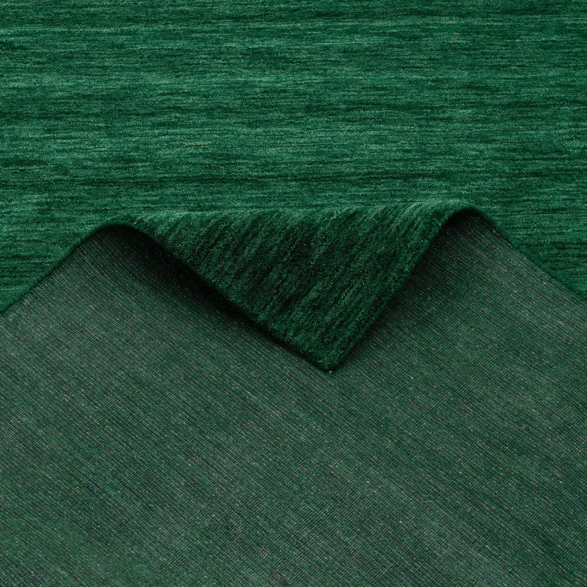NATUR TEPPICH INDO NEPAL GABBEH SHIVA - Dunkelgrün, Textil (70/300cm) - Pergamon