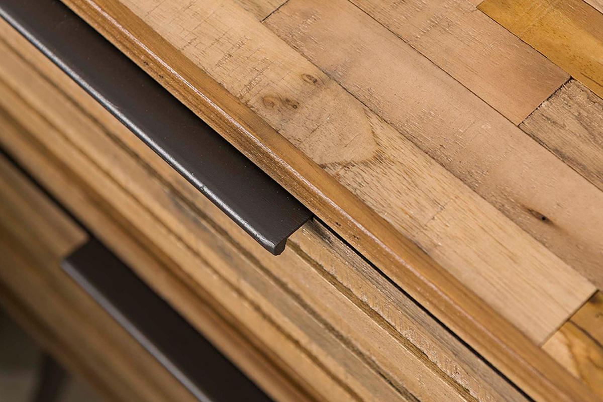 NACHTTISCH TICAR Holz Teakholz - Braun, Holz (45/60/30cm) - KAWOLA