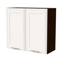 HÄNGESCHRANK Salo W3/80 Lava / Weiß Matt 80 / 32,5 / 72cm - Dunkelgrau/Weiß, Holz/Holzwerkstoff (80/72/32.5cm) - Feldmann-Wohnen