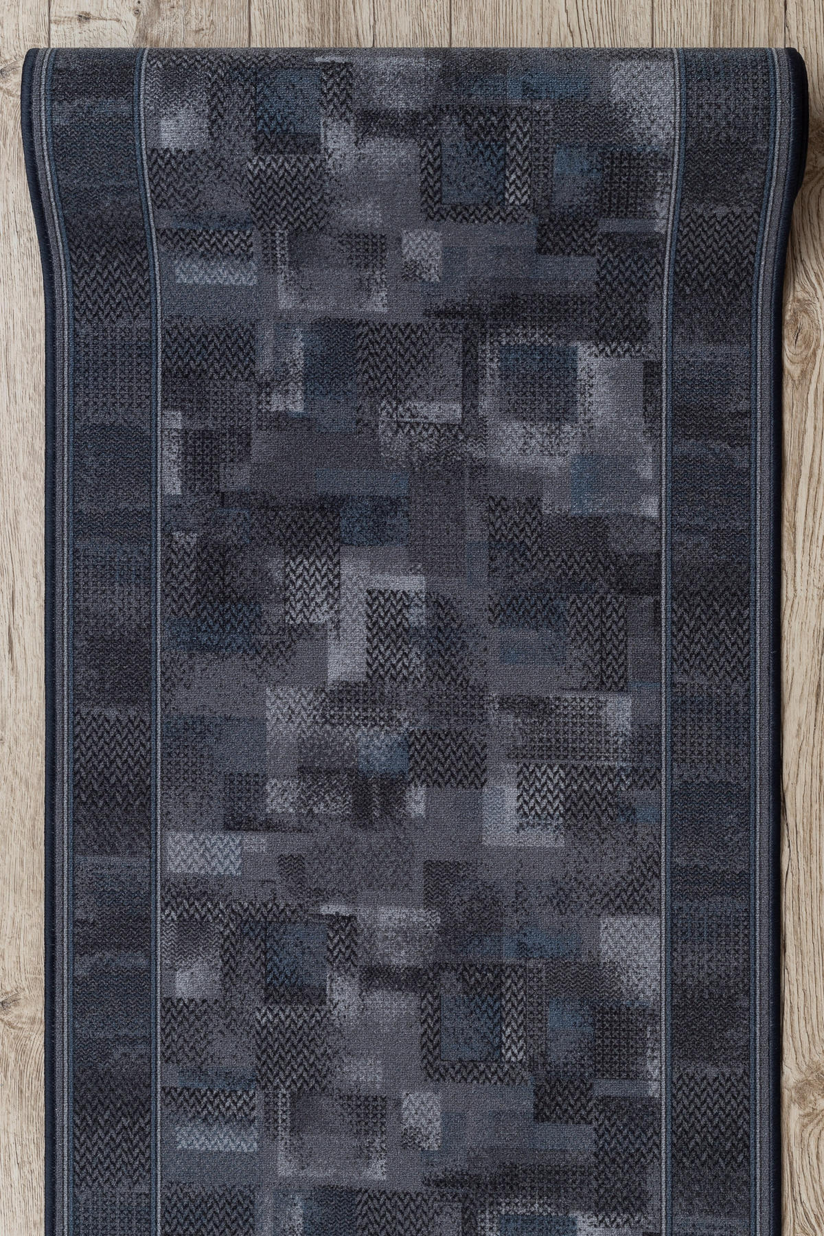 LÄUFER Antirutsch TRIBE 80/250 cm - Anthrazit, Textil (80/250cm) - rugsX