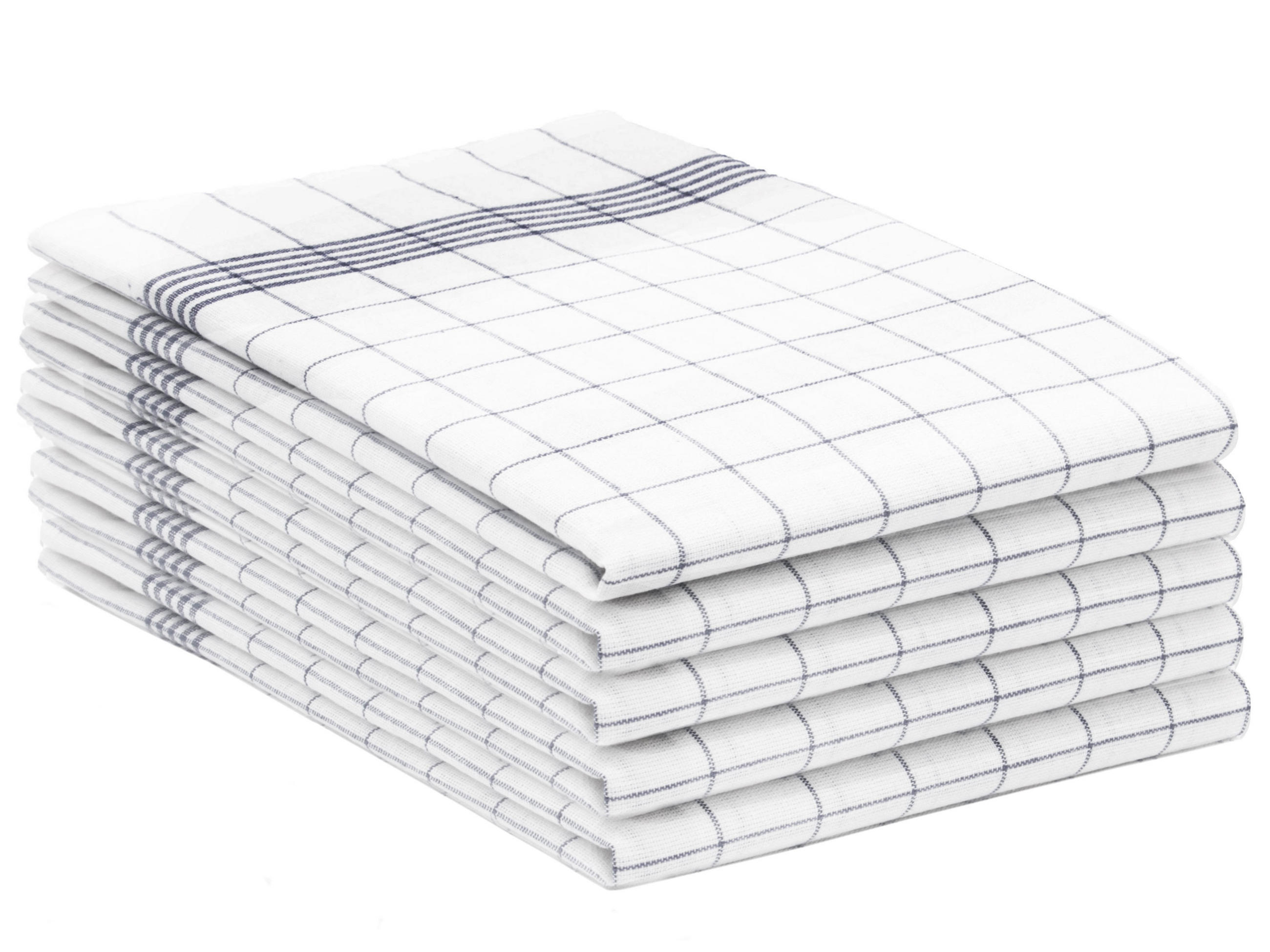 GESCHIRRTÜCHER, 5er-Set, 100% Baumwolle - Grau, Textil (50/70cm) - Zollner