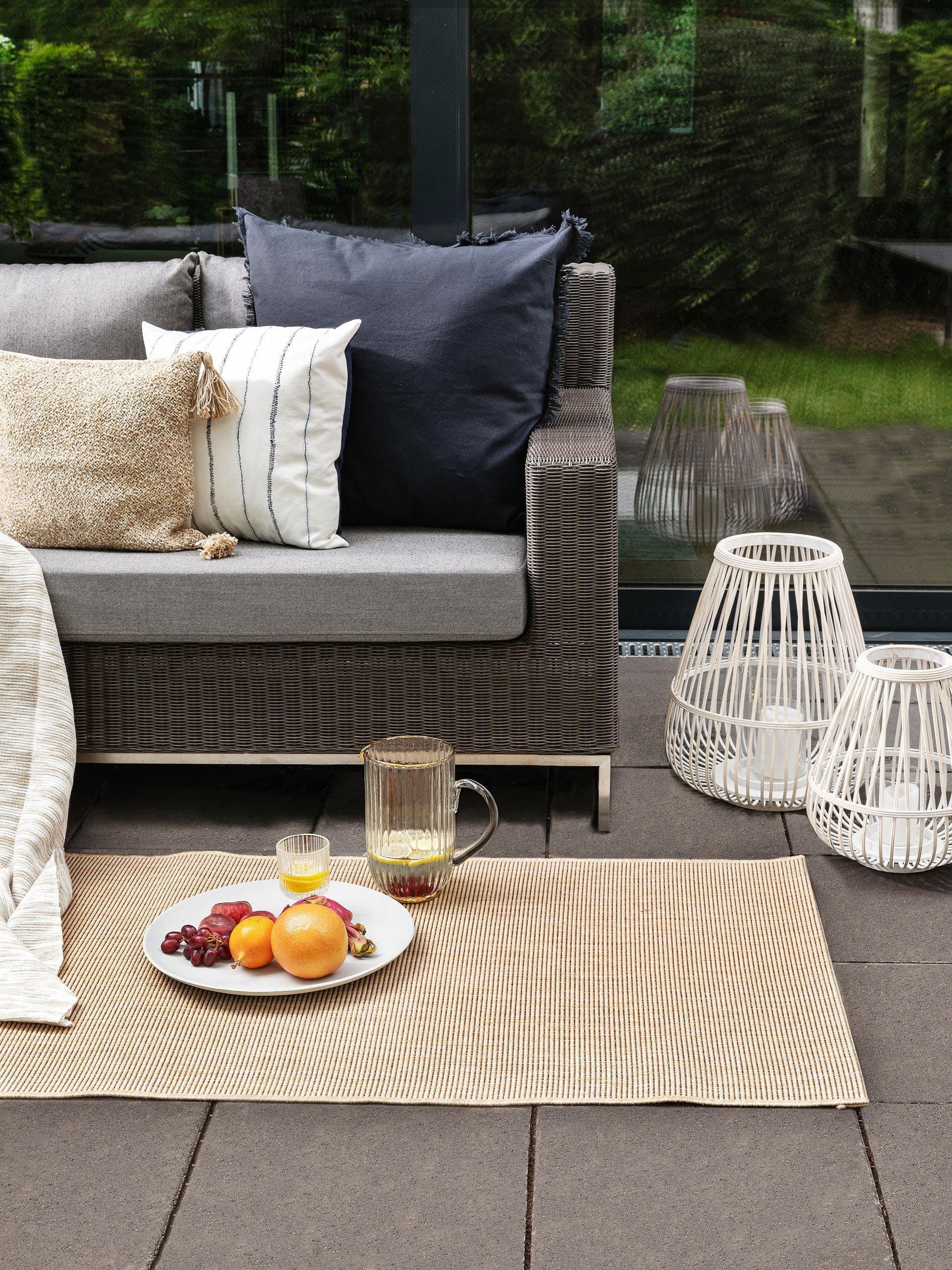 OUTDOORLÄUFER Metro Beige 80x240 cm - Beige, Textil (80/240cm) - benuta Nest