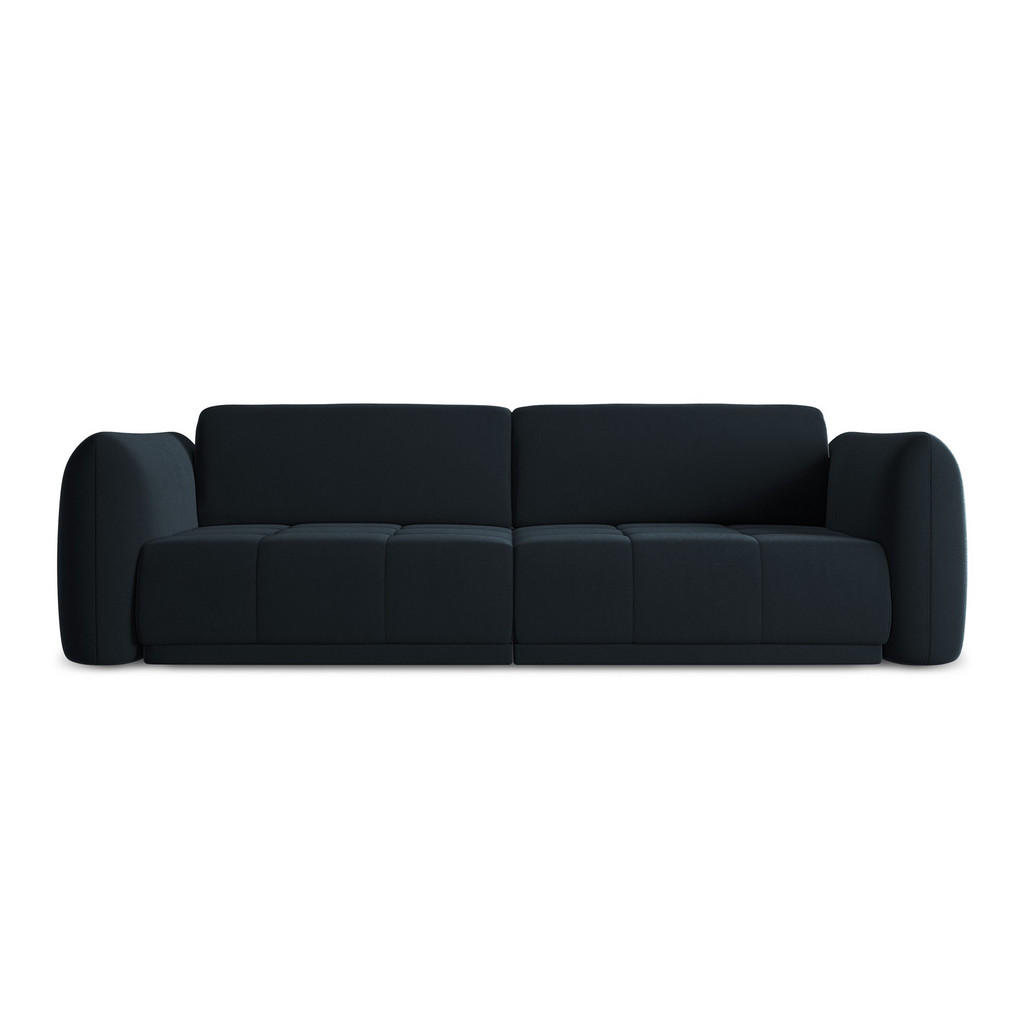 Thumbnail - Makamii 4-Sitzer-Sofa, Dunkelblau, Textil, Füllung: Schaumstoff, 250x74x105 cm, Made in EU, Wohnzimmer, Sofas & Couches,...