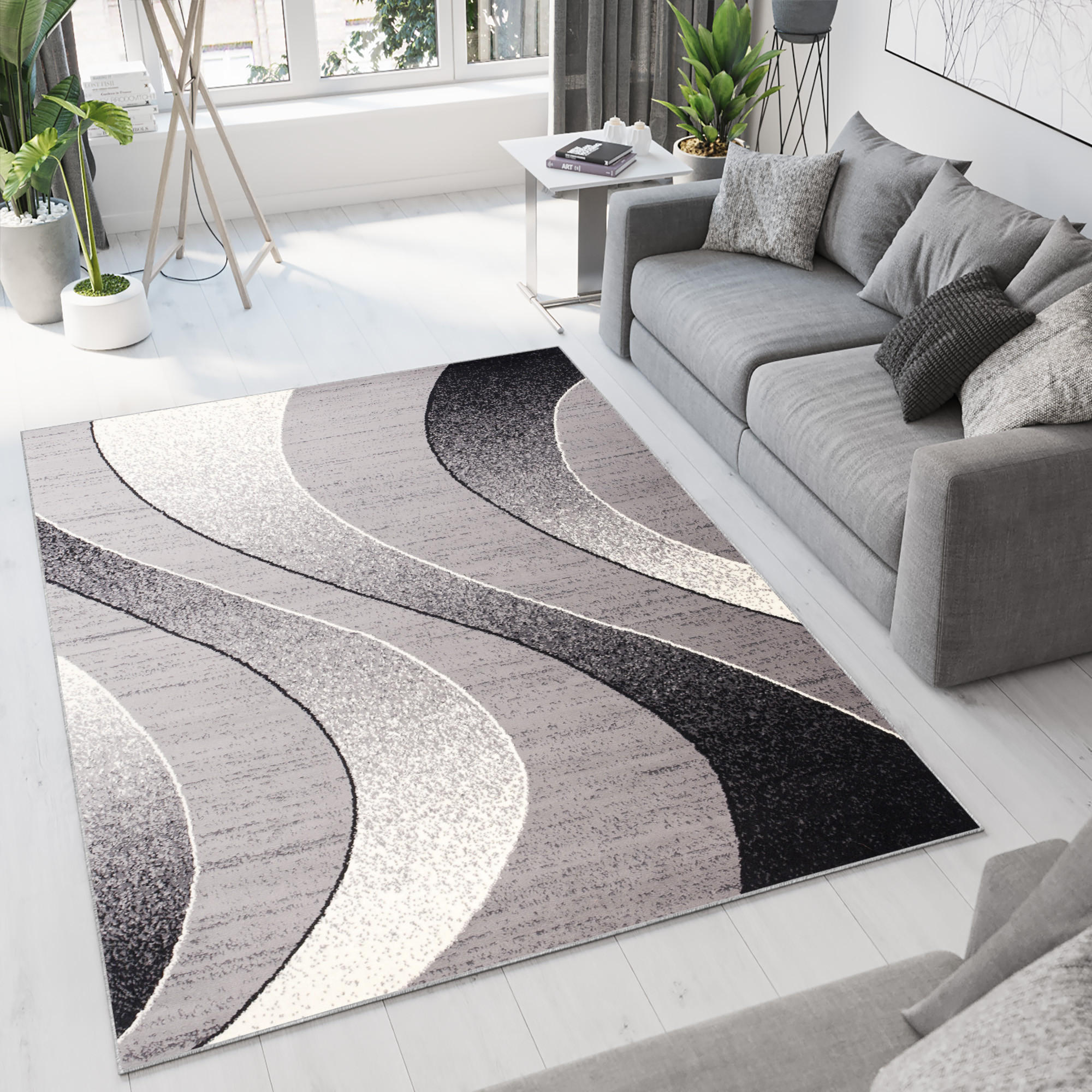 TEPPICH DREAM Grau 60/100 cm - Grau, Textil (60/100cm) - Tapiso