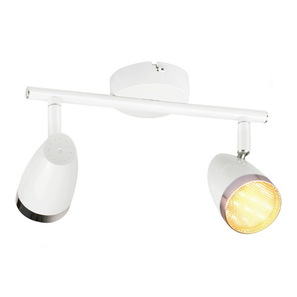 LED-DECKENSTRAHLER Li 2-flammig 25/15.5/5.6cm - Weiß, Metall (25/15.5/5.6cm) - Nettlife