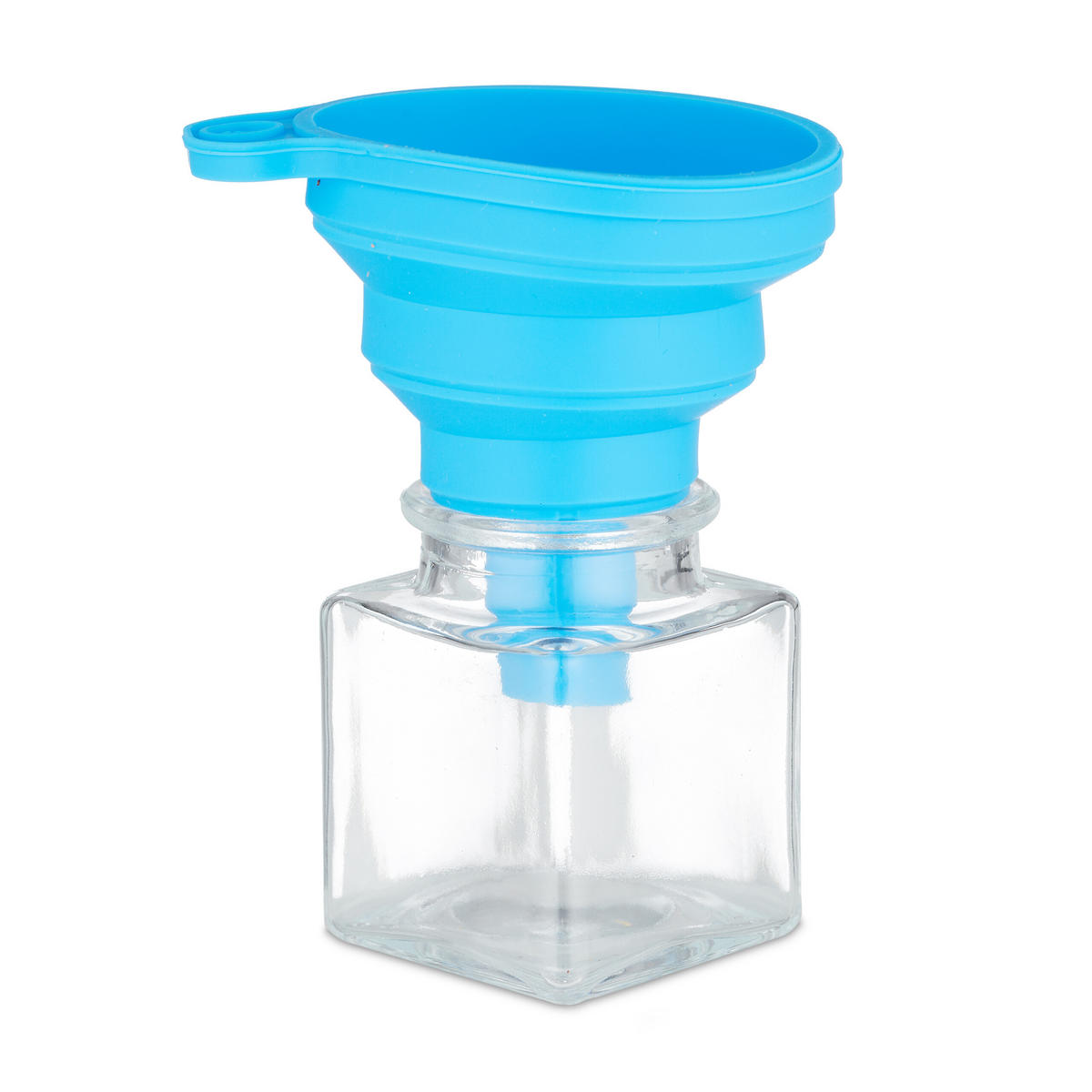 Transparent, Glas/Naturmaterialien (4.3/6/4.3cm) - Relaxdays