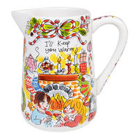 SAFTKANNE Weihnachten in Bunt - 1000 ml - Multicolor, Keramik (1L) - Blond Amsterdam