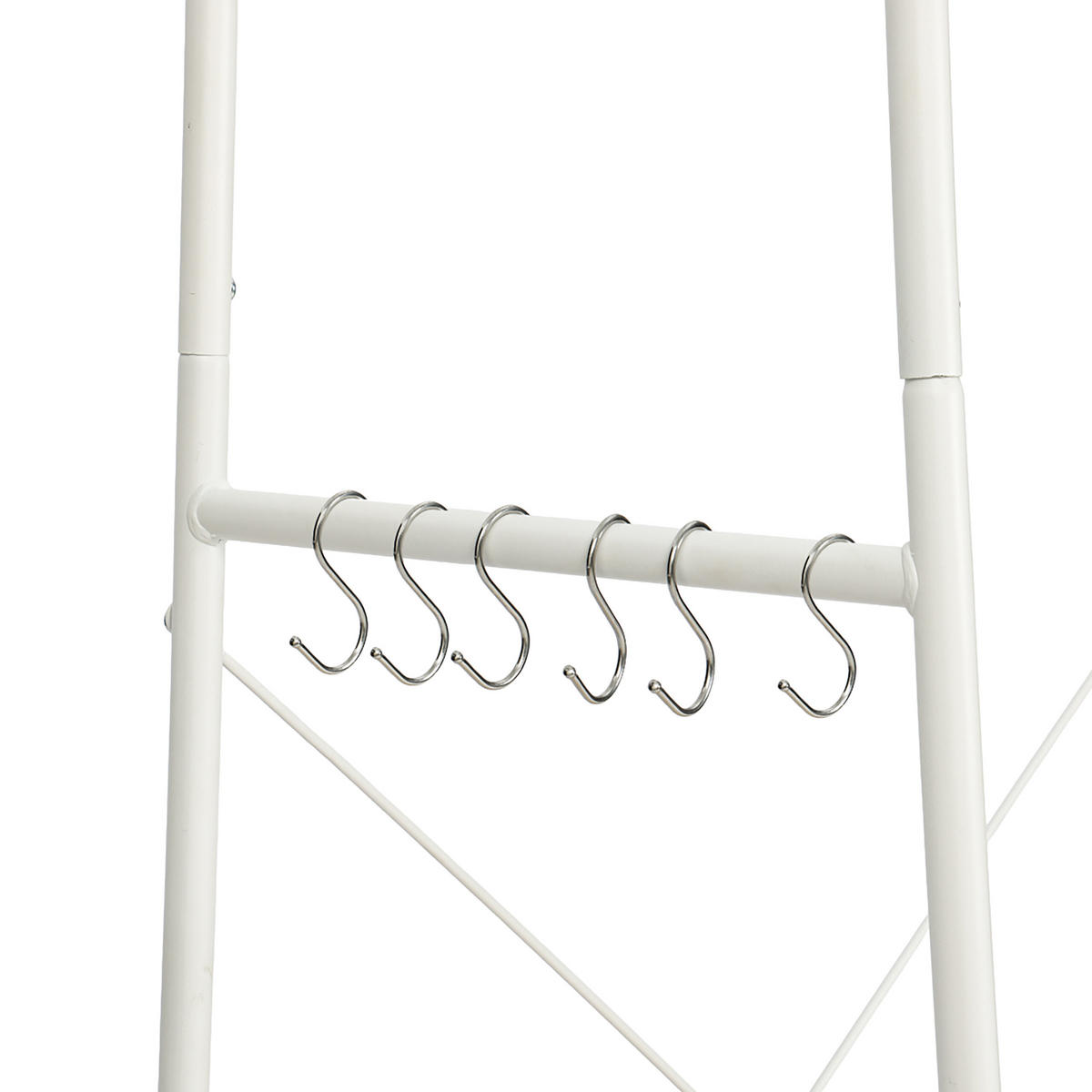 KLEIDERSTÄNDER - Multicolor, Holzwerkstoff/Metall (120/160/45cm) - Relaxdays