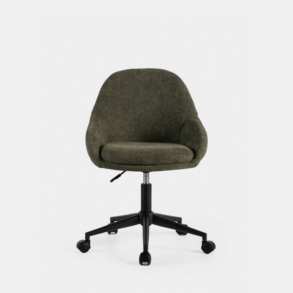 SCHREIBTISCHSTUHL Ania Grün 57 cm x 78-87 cm - Grün, Metall (57/78/61cm)