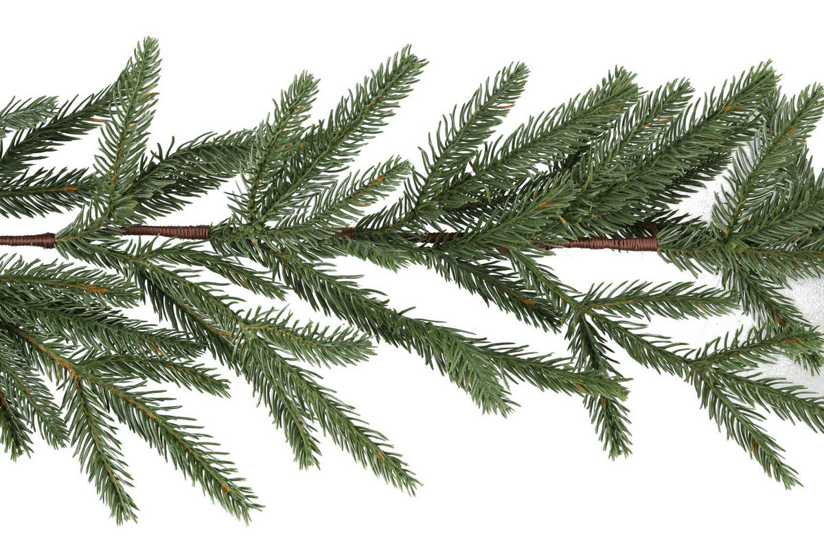DEKOGIRLANDE Tannenzweige 275 cm - Grün, Kunststoff (16cm)