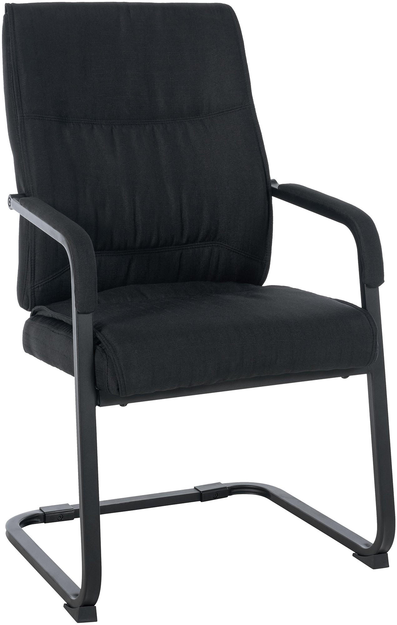 SCHWINGSTUHL Stoff schwarz/schwarz - Schwarz, Textil/Metall (58/102/65cm) - CLP