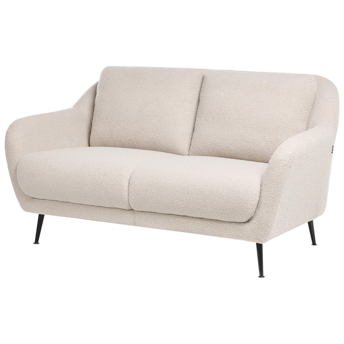 POHOVKA 2-místná Bouclé Béžová Eiby - béžová, textil (130/80/90cm) - Beliani