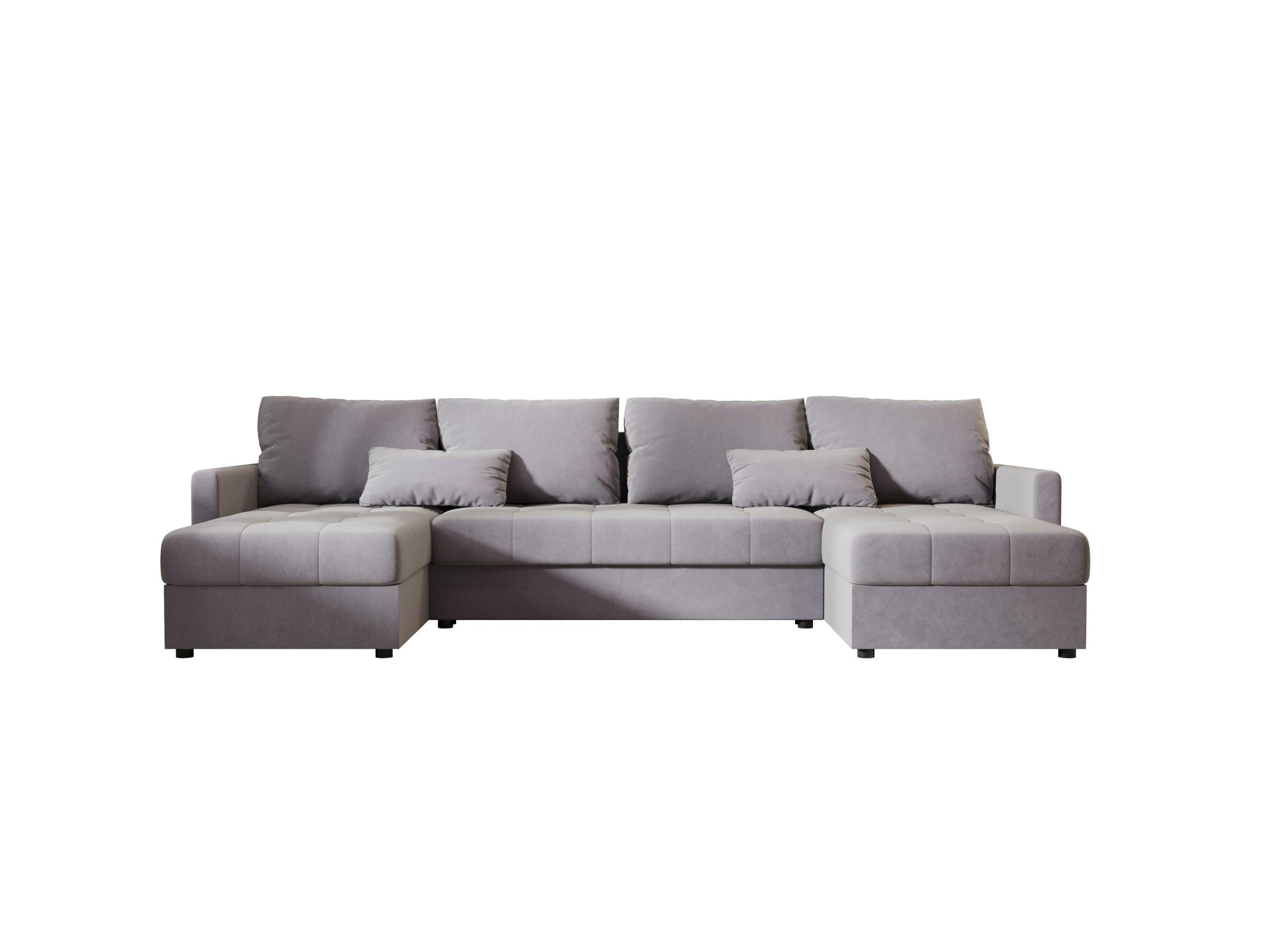 ECKSOFA MOS U BIS Itaka 50 mit Schlaffunktion - Grau, Textil (285/85/140cm) - Bedante