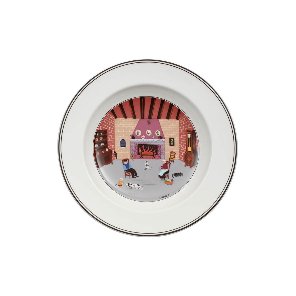 SUPPENTELLER KAMIN Design Naif bunt ø 21 cm - Multicolor, Keramik (21cm) - Villeroy & Boch