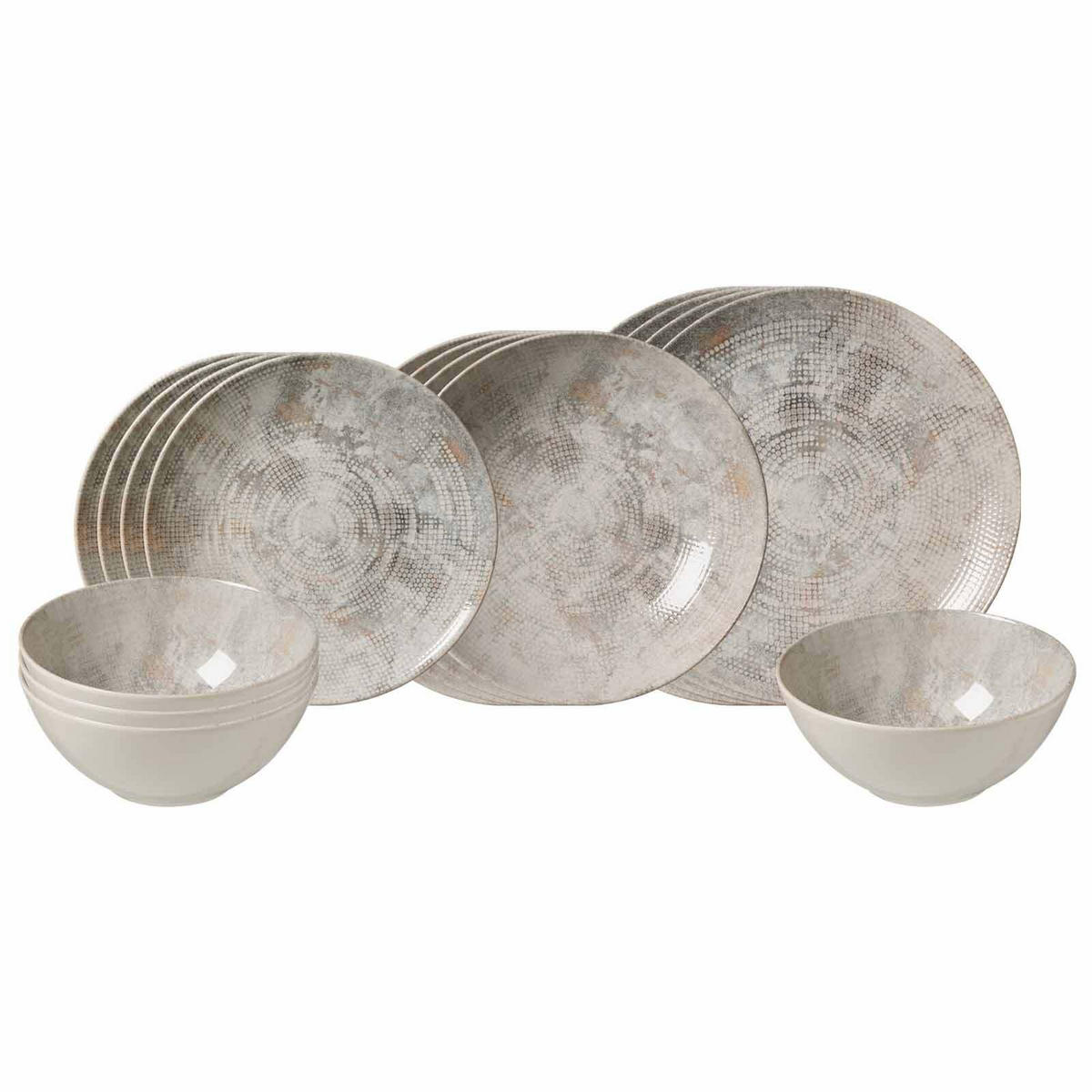 EINSTEIGER-SET Cecina Perle 16er Set - Weiß, Keramik (1/1/1cm) - Ritzenhoff Breker