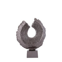 SKULPTUR Apolline Braun 33/12/43cm - Braun, Metall (12/43/33cm) - PTMD Collection