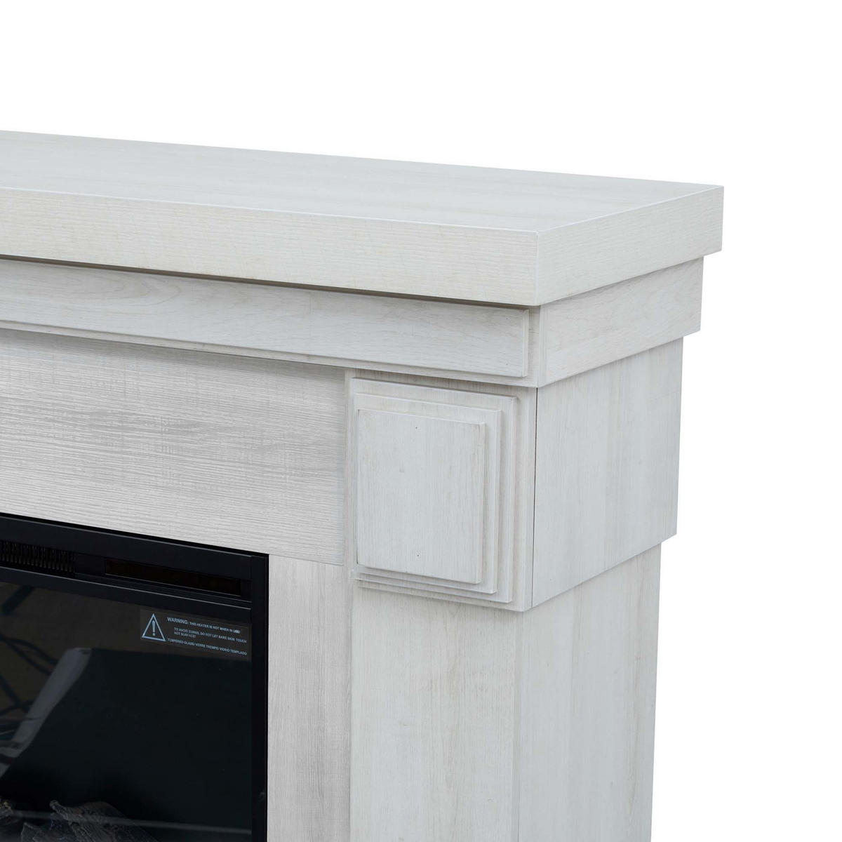 ELEKTROKAMIN Bräunen - Braun, Holzwerkstoff (39.4/108/108cm) - Teamson Home