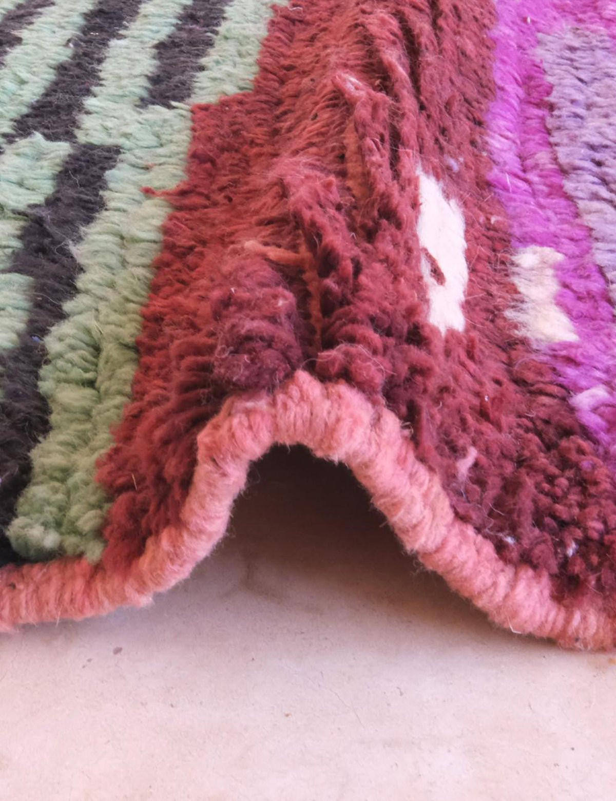 BERBERTEPPICH aus reiner Wolle 174x 264 cm - Multicolor, Naturmaterialien (174/264cm) - AFK Living