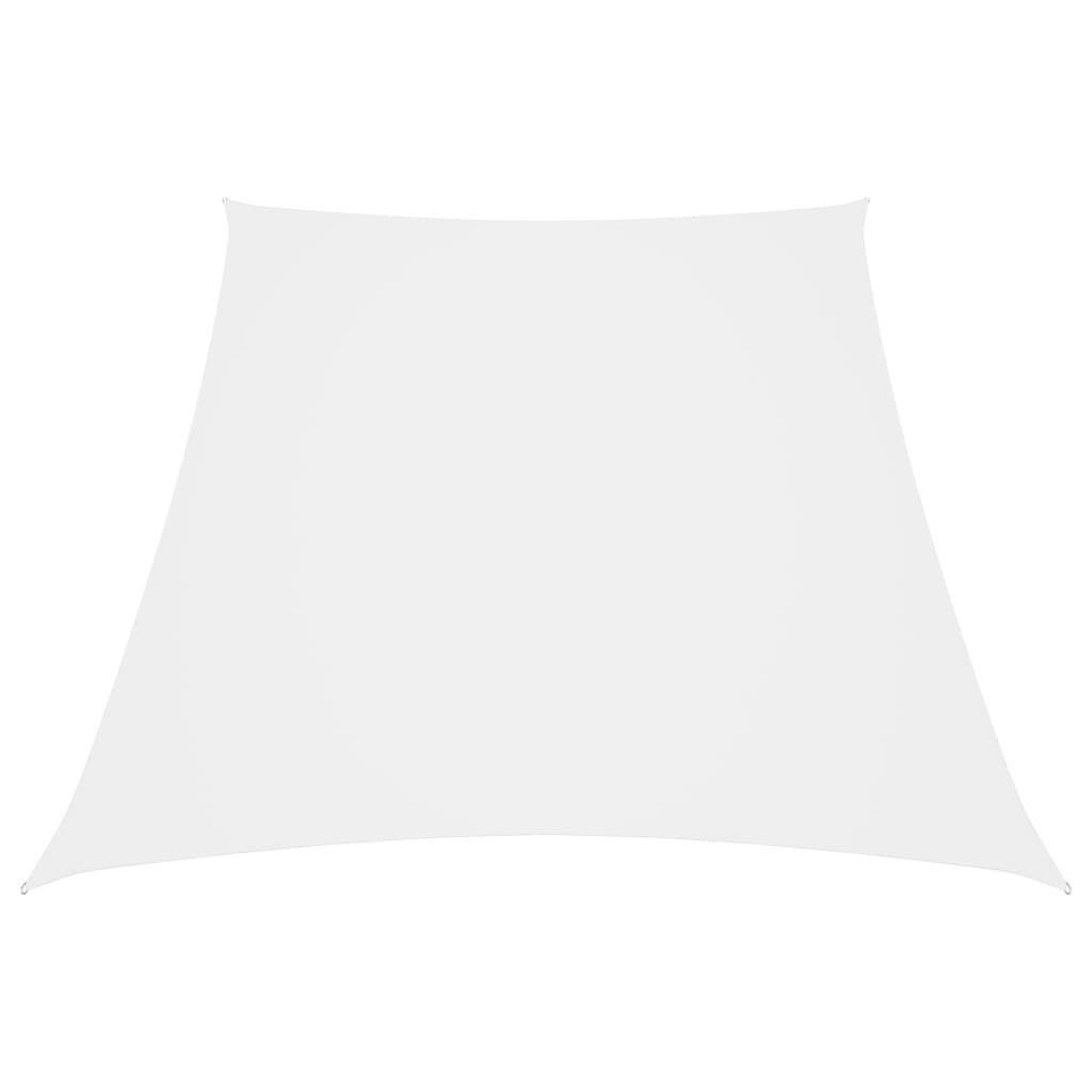 SONNENSEGEL Oxford-Gewebe Trapezförmig 2/4x3 m Weiß - Weiß, Textil (200/300cm) - furnicato