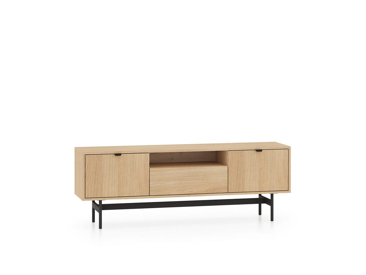 WOHNZIMMER Set 3-tlg. – Reynos – Artisan Eiche - Eichefarben/Eiche Artisan, Holzwerkstoff (150/53/33cm) - hi-markt