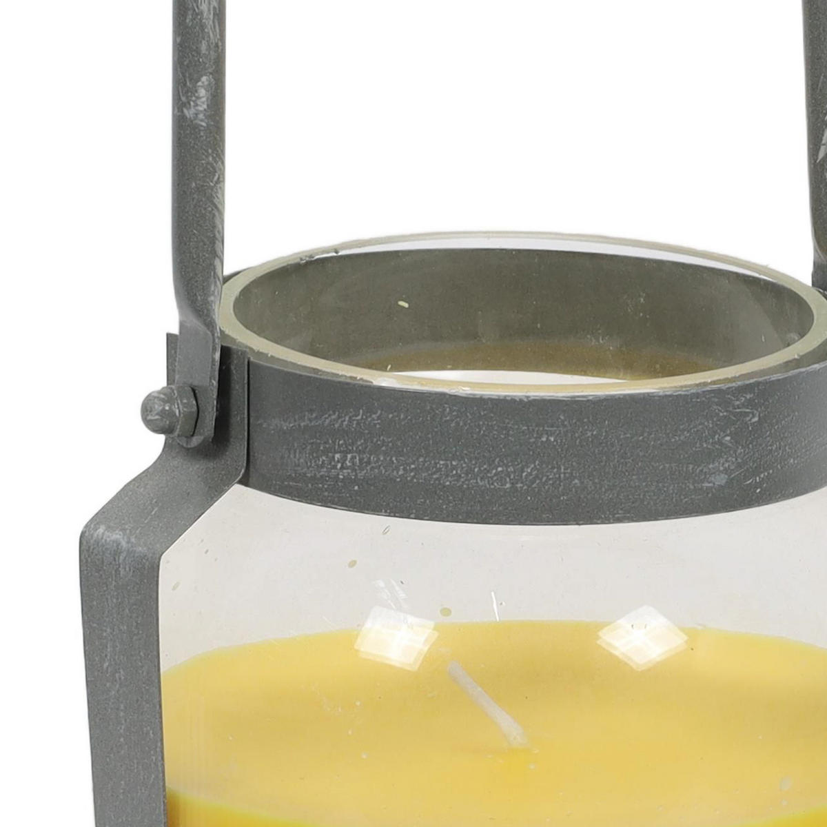 ANTI-MÜCKEN-KERZE Laterne 13,2/18,5/20 cm - Transparent, Paraffin (20cm) - Atmosphera Createur d´interieur