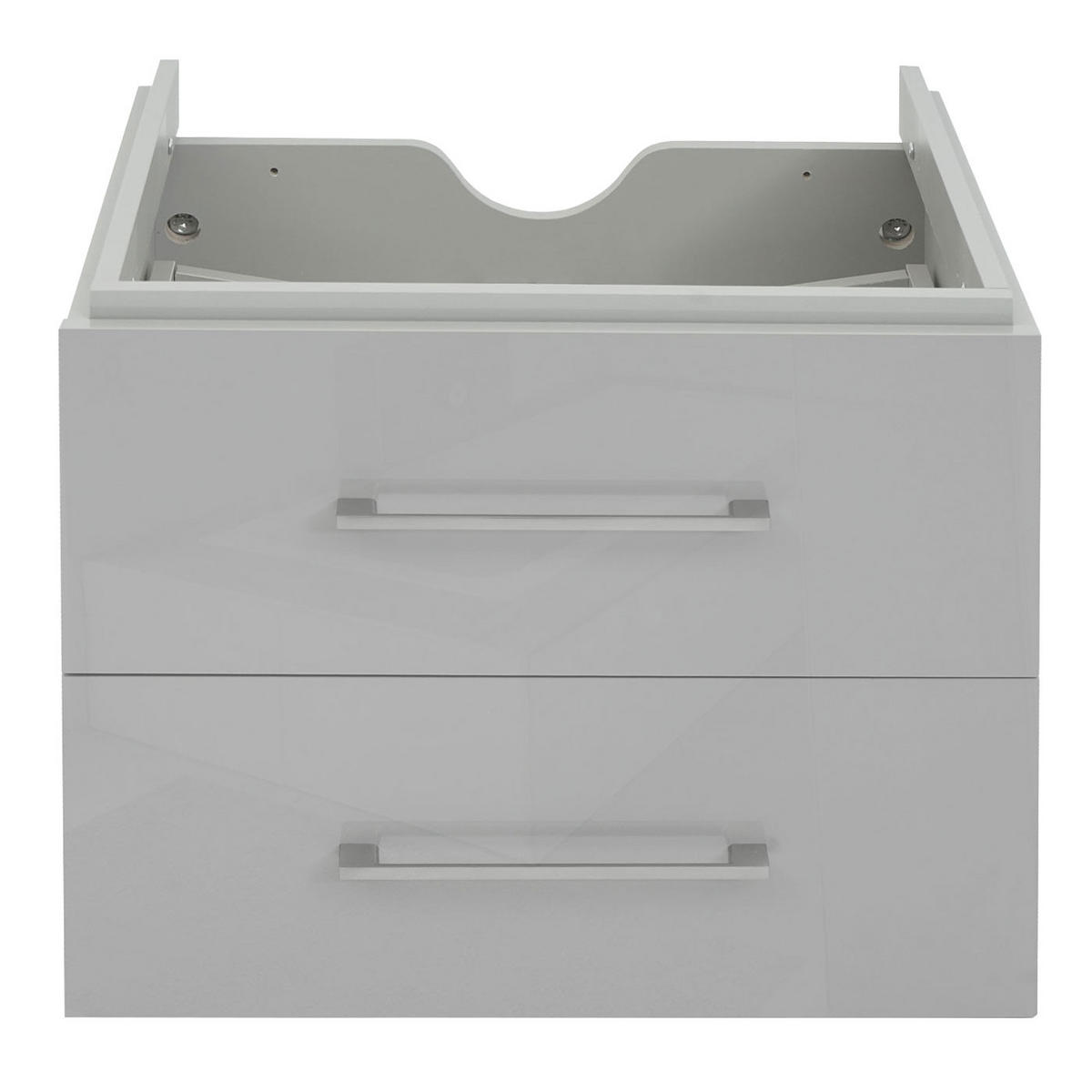 WASCHBECKENUNTERSCHRANK PREMIUM Grau - Grau, Holz (59/50/46cm) - MCW
