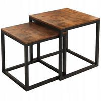 COUCHTISCH 2er Set, braun - Braun, Holzwerkstoff (52/55/50cm)