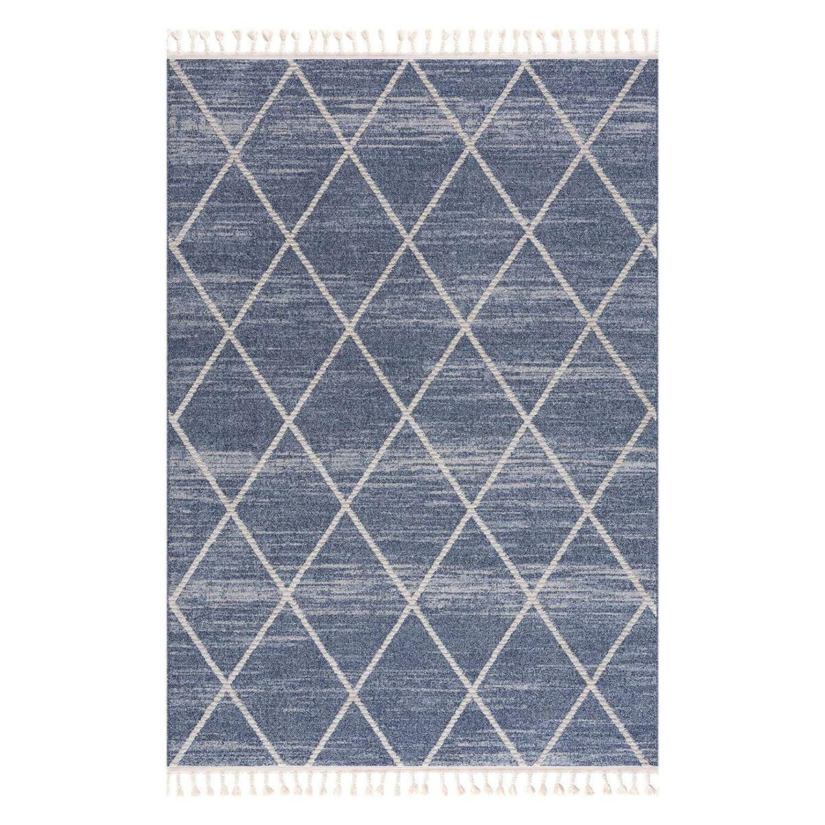 KURZFLOR-TEPPICH Art 2646 Blau 120x170 cm - Blau, Textil (120/170cm) - carpet city