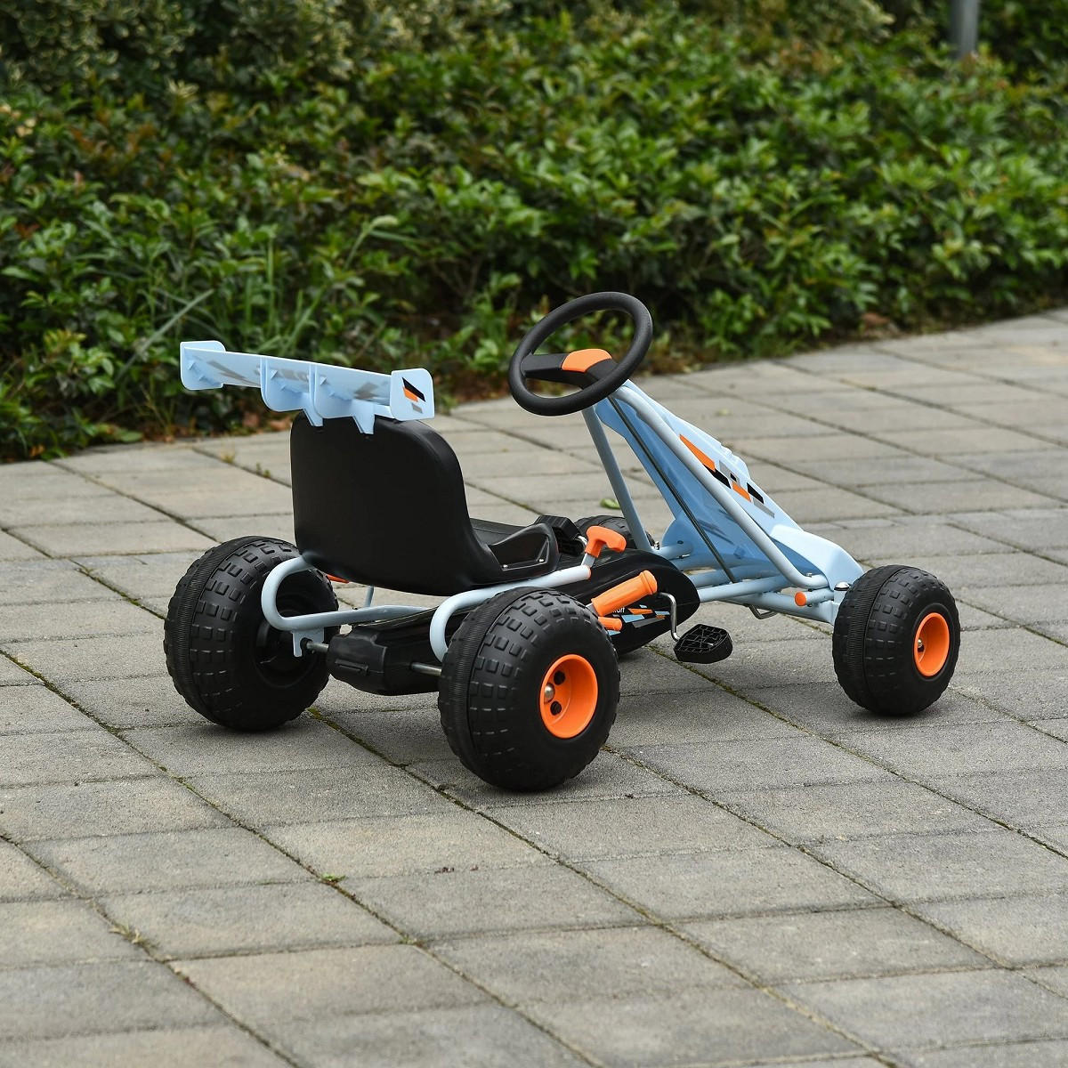 GOKART - Hellblau, Kunststoff/Metall (97/66/59cm) - Jamb