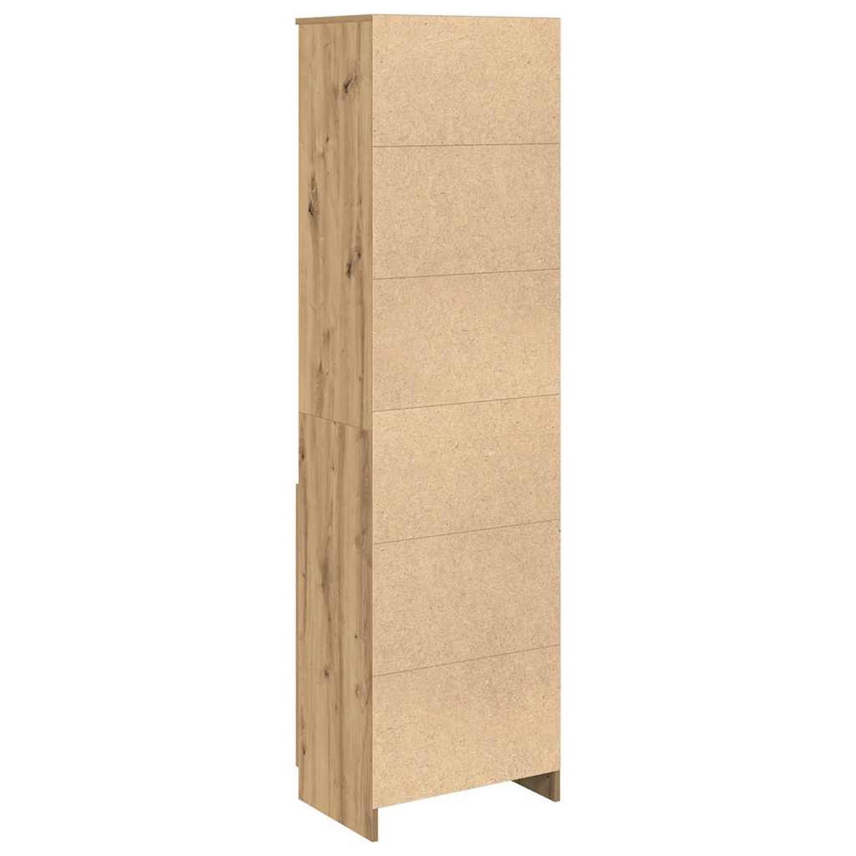 HIGHBOARD Artisan-Eiche 50/35/180 Cm Holzwerkstoff - Braun, Holzwerkstoff (35/180/50cm) - vidaXL